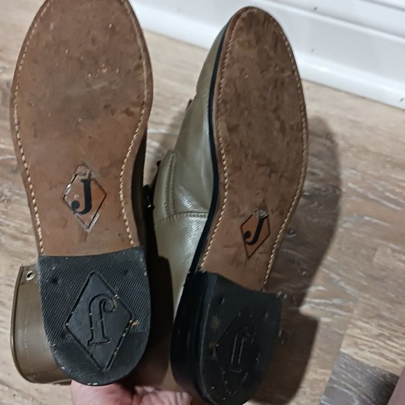 Justin Boots Kiltie Roper Combat Western Leather Lace-up Boots Tan Wmns Sz 6.5 C - Picture 6 of 6